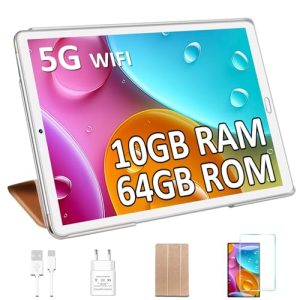 REBAJADO: SKYEGG Tablet 10 , 10GB + 64GB Ampliable 1TB, Android, G/2.4G, Octa-Core 2.0GHz, 6000mAh, Cámara 5MP+8MP, Cuerpo Metálico, GPS, BT 5.0, – Oro al mejor precio