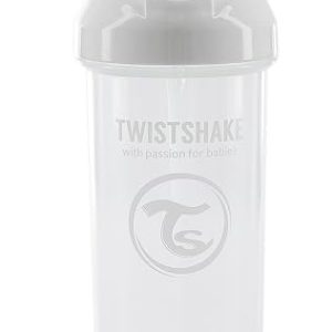 TWISTSHAKE Straw Cup Vaso de Aprendizaje para Beber con Antidere Boquilla con Silicona Pajita 360 ml, Taza de Entrenamiento para Sorber para Bebé, Sin BPA, 6 + Meses, Blanco con oferta