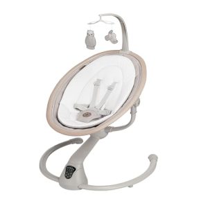 Maxi-Cosi Cassia Hamaca Bebé Eléctrica, 0-6 Meses, Máx. 9 kg, Balancin Bebe, 12 Melodías, Rotación 360°, Detección Automática, 5 Velocidades, 2 Posiciones De Reclinación, Classic Beige rebajado hoy