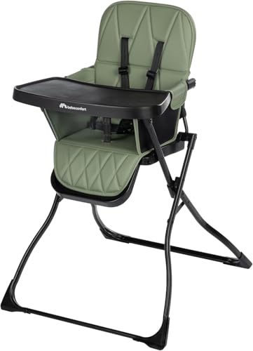 TOP VENTAS: Bebeconfort Lily, trona, 6 meses-3 años, 9-15 kg, plegado ultracompacto, ligera , fácil limpieza, acolchado suave, plegado fácil con una sola mano, Mineral Green rebajado hoy