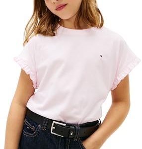 OPORTUNIDAD: Tommy Hilfiger Essential Top SS KG0KG08970 – Camiseta para niña, Color Rosa nacarado, 12 años al mejor precio
