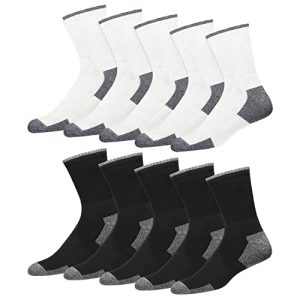OPORTUNIDAD: SOXCO Calcetines de Hombre en Algodón – Pack de 10 Pares Tipo Crew para Uso Diario | Oferta Amazon