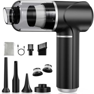 OPORTUNIDAD: Piarhlie Aspirador de Mano 30kPa – Mini Aspiradora Coche sin Cable Potente Portátil Recargable con Motor sin Escobillas para Coche Oficina Hogar Cocina Pelo de Mascota rebajado hoy
