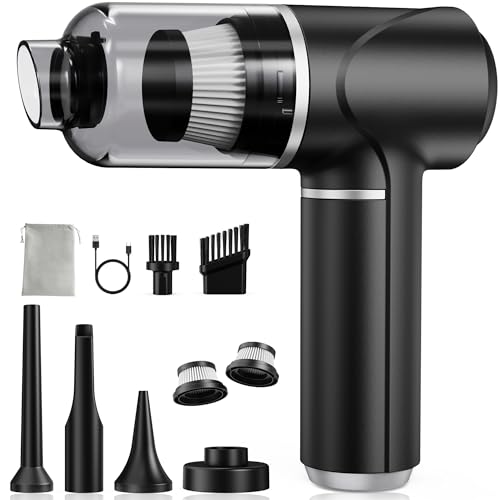 OPORTUNIDAD: Piarhlie Aspirador de Mano 30kPa - Mini Aspiradora Coche sin Cable Potente Portátil Recargable con Motor sin Escobillas para Coche Oficina Hogar Cocina Pelo de Mascota rebajado hoy