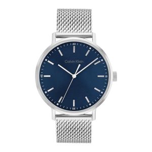 OFERTA: Calvin Klein Reloj Analógico de Cuarzo para Hombre Colección Modern Mesh con Correa de Malla de Acero Inoxidable Plateada – 25200045 al mejor precio