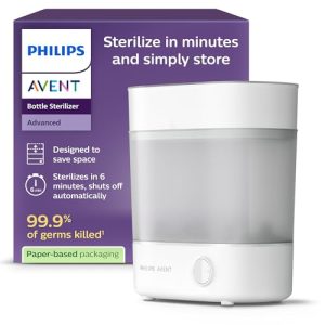 DESCUENTO: Philips Avent Esterilizador De Botellas Eléctrico A Vapor Para Hasta 6 Biberones, Tetinas Y Accesorios, Diseño Modular, Color Blanco SCF291/00 | Oferta Amazon
