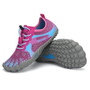 ¡GRAN PRECIO! SAGUARO Zapatillas Barefoot Niña Niños Zapatillas Minimalista Antideslizante Barefoot Calzado Minimalista Zapatillas de Trail Running para Zero Drop Soles Rojo,Gr.30 con oferta