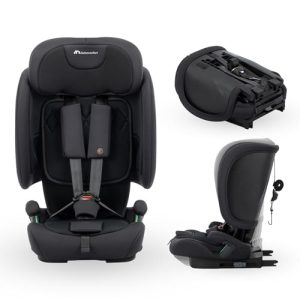 PROMOCIÓN: Bebeconfort Ever & Go i-Size, Silla Coche Evolutiva, 15 meses-12 años, 76-150 cm, Silla Coche Plegable de Viaje ISOFIX, Compacta y Ligera , 15 Posiciones Reposacabezas, Full Black al mejor precio
