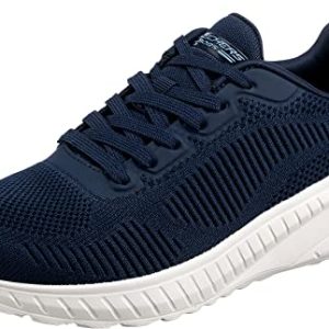OPORTUNIDAD: Skechers Bobs Squad Chaos Face Off, Zapatillas de Deporte Mujer, Navy Engineered Knit, 38 EU rebajado hoy