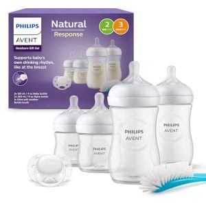 OFERTA: Philips Avent Set de regalo de biberones para recién nacidos: 4 biberones, chupete ultra soft y escobilla para biberón, bebés de 0-12 meses | Oferta Amazon