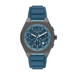 TOP VENTAS: Armani Exchange Reloj Hombre, Movimiento Cuarzo cronógrafo y Caja 44mm con Correa Silicona con descuento