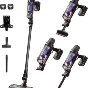 Rowenta X-PERT 7.60, Aspiradora Escoba Sin Cable, 140 W, Batería 45 Min, Ultraligero 2 kg, Cepillo con LED, Accesorios para Coche, Suelo y Techo, RH6A33WO | Oferta Amazon