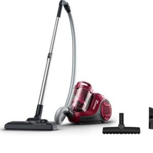 Rowenta Aspiradora Swift Power Cyclonic RO2933 – Aspirador sin bolsa de 750 W para parquet, tecnología ciclónica, cabezal alto rendimiento, motor Effitech, burdeos en promoción