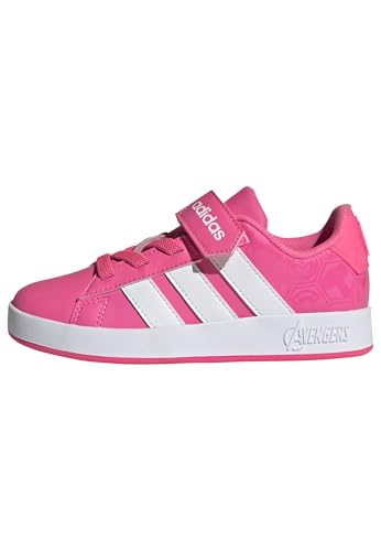 PROMOCIÓN: adidas Unisex niños Marvel Avengers Grand Court Shoes Kids, Lucid Pink/FTWR White/Clear Pink, 38 EU
