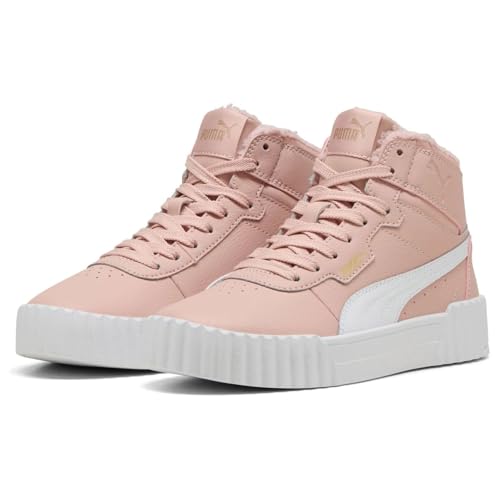 OPORTUNIDAD: PUMA Carina 3.0 Mid WTR JR - Zapatillas Deportivas, Cuarzo Rosa, Blanco, 4.5 UK, Cuarzo Rosa Puma Blanco, 4.5 UK con oferta