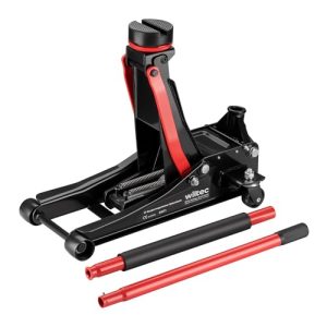 OFERTA: XPOtool Gato hidráulico de Perfil bajo 3 t con Bomba Doble, Altura de elevación 85-500 mm para elevar Coches y Otros vehículos Gato de maniobra Gato de Carretilla