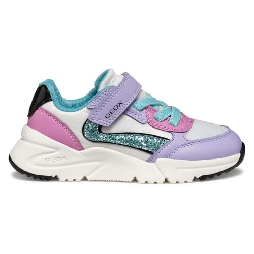 PROMOCIÓN: Geox - J Loftus Girl A, Zapatillas Niñas, Lilac/Turquoise, en promoción