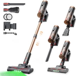 DESCUENTO: Proscenic P11 Ultra+ Aspiradora sin Cable 50KPa/500W/50Min, Ligera y Autónoma, Aspiradora Escoba Vertical Potente con Luz Verde, Cepillo Antienredos y Pantalla LED, Alfombras/Suelos/Pelo de Mascotas
