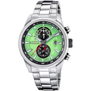 OFERTA: Festina Reloj Hombre Analógico de Acero Inoxidable 316l Plateado F20694/3 rebajado hoy