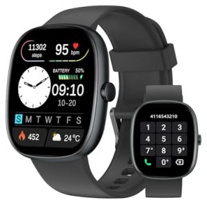 OPORTUNIDAD: HUAKUA Reloj Inteligente Hombre Mujer con Llamadas 5.3, Smartwatch Deportivo 3ATM Impermeable con 113 Modos Deportivos, Monitor de Pulsómetro, Sueño y SpO2, Reloj Digital con descuento