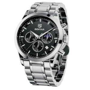 REBAJADO: BENYAR by Relojes Hombre Cronografo Analógico Impermeable Luminoso Reloj Hombre Regalo Elegante con oferta