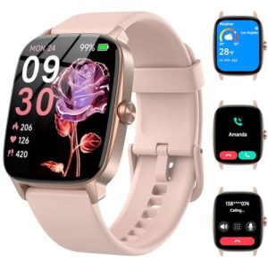 PROMOCIÓN: Reloj Inteligente Mujer Hombre con Llamadas y Voz AI, 1.85» Smartwatch con Whatsapp Notificación, Pulsómetro/SpO2/Sueño/Podómetro, 110+ Modos Deportivos, Impermeable IP68 para iOS/Android rebajado hoy