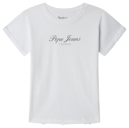 PROMOCIÓN: Pepe Jeans Genesis Camiseta, Blanco , 12 años para Niñas al mejor precio