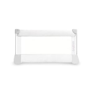 DESCUENTO: Asalvo Barrera de Cama Protección Anticaídas, Barandilla Plegable y Portátil, Fácil Montaje, Diseño Seguro y Compacto – Barrera de Seguridad 90CM Blanca con oferta