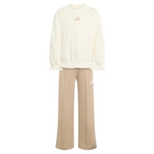 PROMOCIÓN: adidas Niñas Seasonals Ruffles Sweatset Little Girls Track_Suit, off white/white, 7-8 Years en promoción
