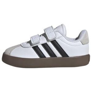 TOP VENTAS: adidas Unisex Kids VL Court 3.0 Cloud White/Core Black/Grey One 7 UK Child 24 EU en promoción