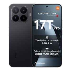 CHOLLO: XIAOMI 17T Pro Smartphone de 12+512GB Negro Teleobjetivo Leica 5X rebajado hoy