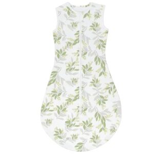 PROMOCIÓN: TOGOU2S Saco de Dormir para Bebé Verano, 0.5 Tog, Unisex, 18-36 Meses, 100% Algodón Transpirable, Ajustable 85-100 cm, Estampado Hoja Verde al mejor precio