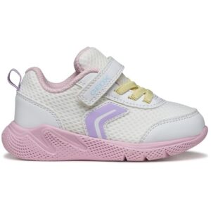 TOP VENTAS: Geox Zapatillas Deportivas B Sprintye Girl D, Color Blanco/Rosa, Talla 25 EU | Oferta Amazon