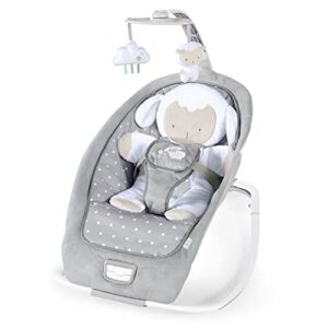 OPORTUNIDAD: Ingenuity, Hamaca Mecedora para Bebés hasta 18 kg, Cuddle Lamb con vibraciones, arco de juego con 2 peluches, 12 melodías, 4 sonidos de naturaleza, volumen regulable, ergonómico. al mejor precio
