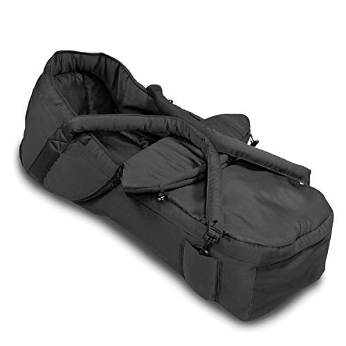 CHOLLO: hauck Capazo Bebe Universal, Moises Bebes, Cuco Bebe, Tejido Suave y Transpirable, Fácil de limpiar, Apto para Sillas de Paseo con Arnés, Negro en promoción