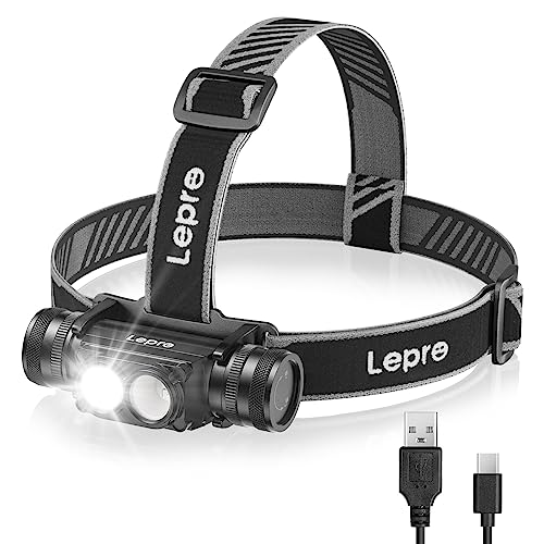 CHOLLO: Lepro Linterna Frontal LED Recargable, 1000 Lúmenes al mejor precio