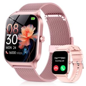 OPORTUNIDAD: CASCHO Reloj Inteligente Mujer,1.85″ HD Smartwatch con Llamadas,120+ Modos Deportes, Monitor Cardiaco y Sueño, Resistente Agua IP68, Whatsapp Llamadas , Regalo Mujer, Android/iOS con oferta