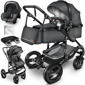 TOP VENTAS: KIDUKU® Carrito de Bebé 3 en 1 | Silla de Paseo para Niños | Carricoche de 3 Piezas | Capazo, Cambiador, Cubrepiés | Sillita Coche Ligera Infantil ECE R129 en promoción