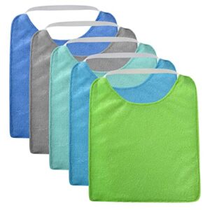 DESCUENTO: Vicloon Babero Impermeable para Bebé – 5 Piezas con Goma Elástica para Recién Nacidos, Niños Pequeños y Niñas en promoción