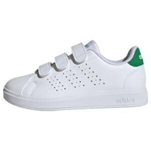 ¡GRAN PRECIO! adidas Unisex niños Advantage Base 2.0 Children Shoes, Cloud White/Cloud White/Green, 28 EU con oferta