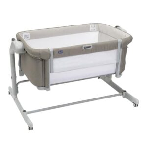 OFERTA: Chicco Next2Me Magic EVO, Cuna Colecho Bebé, con Modo Columpio, Aleta Abatible, 11 Niveles de Altura, Altura Ajustable, Cuna de Colecho, 4 Ruedas, Colchón y Bolsa de Viaje Incluido, Beige al mejor precio