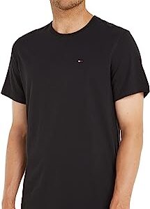 PROMOCIÓN: Tommy Jeans Camiseta de manga corta TJM Original Slim Fit, Negro , L | Oferta Amazon