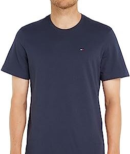 ¡GRAN PRECIO! Tommy Jeans Camiseta de manga corta TJM Original Slim Fit, Azul , XL en promoción