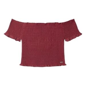 CHOLLO: Pepe Jeans Georgina – Camiseta para niña, Color Rojo , 14 en promoción