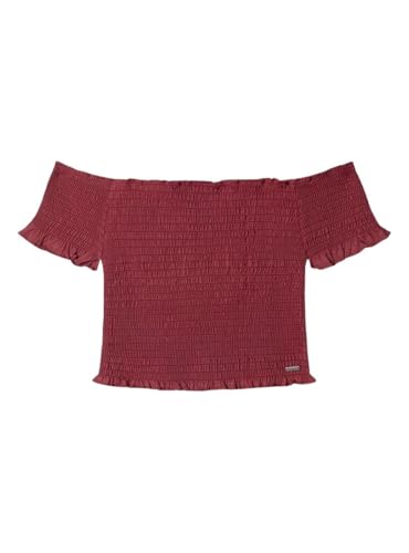 CHOLLO: Pepe Jeans Georgina - Camiseta para niña, Color Rojo , 14 en promoción