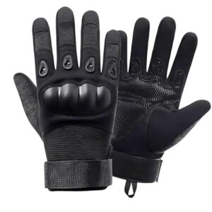 TOP VENTAS: GNALIA Guantes Moto Con Protección Dura Nudillos 2 Dedos Pantalla Táctil Antideslizantes Invierno Térmicos Impermeables Frío Ciclismo Conducir Coche Trabajo L Negros 1 Par rebajado hoy