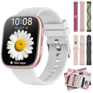 PROMOCIÓN: Hwagol Reloj Inteligente Mujer, 1.83″ Smartwatch Mujer con 7 Correas, 110+ Modos Deportivos Smart Watch con Llamada/SpO2/Pulsómetro/Monitor Sueño, Impermeable IP67 para Android iOS rebajado hoy