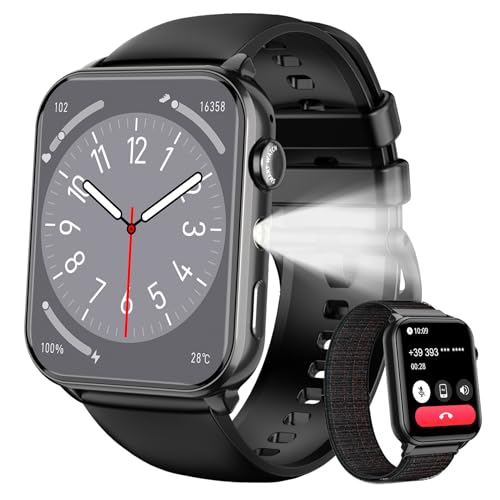 ¡GRAN PRECIO! Reloj Inteligente Mujer Hombre con Llamada,1,91" Smartwatch con Linterna,Pulsómetro,Podómetro,SpO2,Monitor Sueño,20 Días Autonomía,Impermeable IP68,110+Modos Deportivo,Reloj Deportivo para Android/iOS