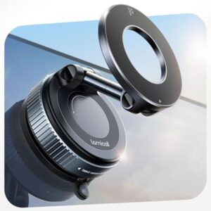 REBAJADO: Lamicall Soporte Móvil Coche para MagSafe, Ventosa de Vacío & 360° Rotación | Oferta Amazon