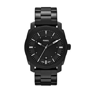 OFERTA: Fossil Reloj para Hombre Machine, Movimiento de Cuarzo, Caja de Acero Negro de 42 mm con Correa de Acero, FS4775 en promoción